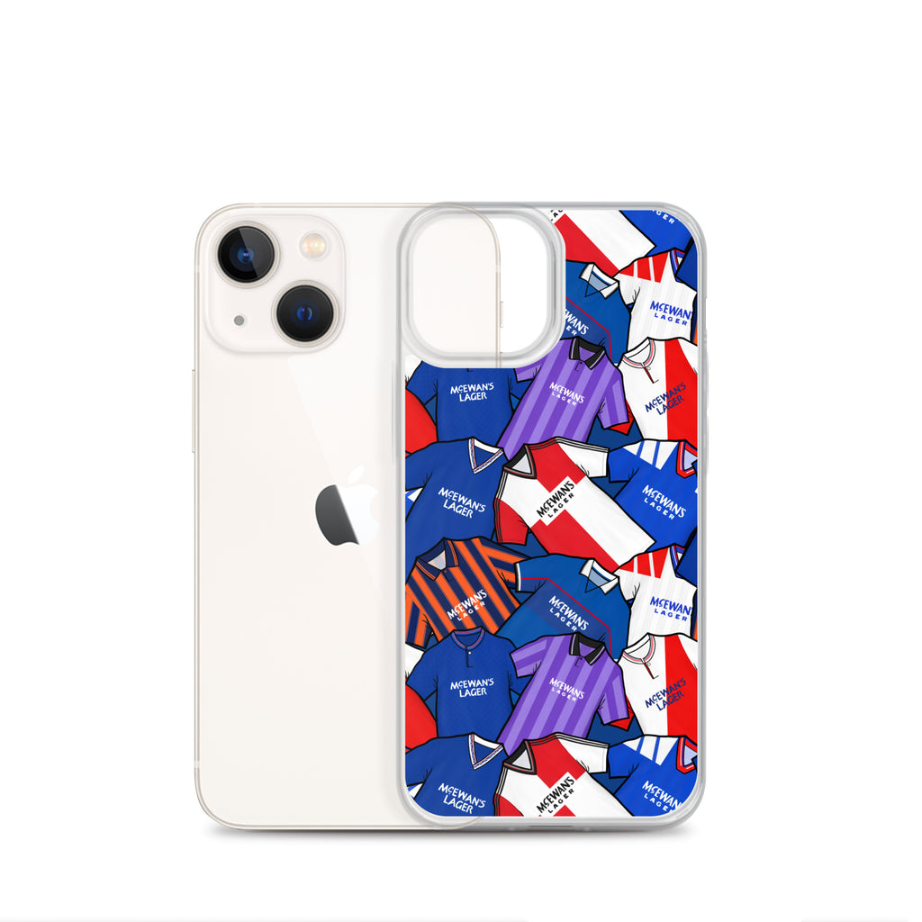 Rangers Inspired Retro Shirts Themed Football Clear Case for iPhone®