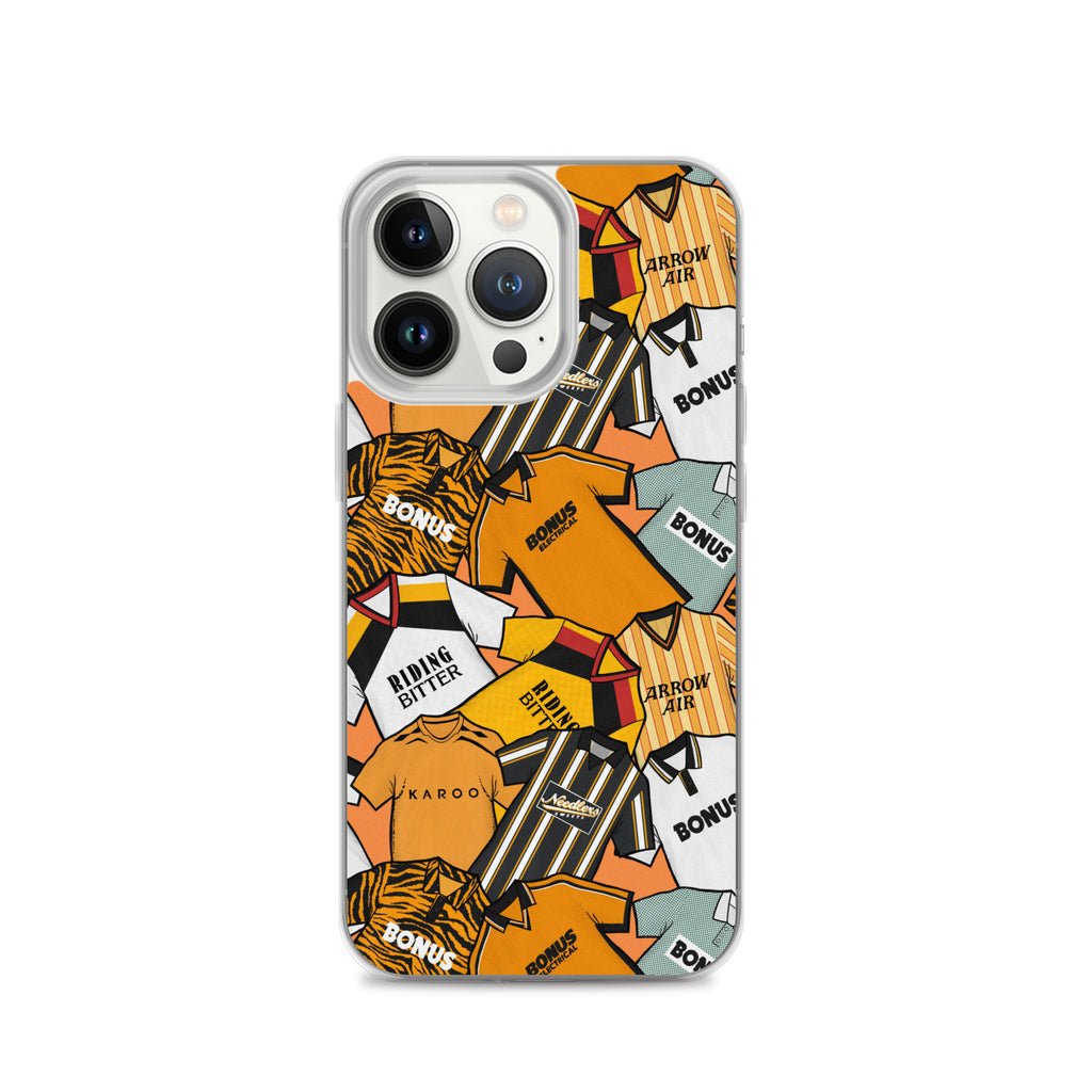 Hull Retro Shirts Themed Football Inspired Clear Case for iPhone®