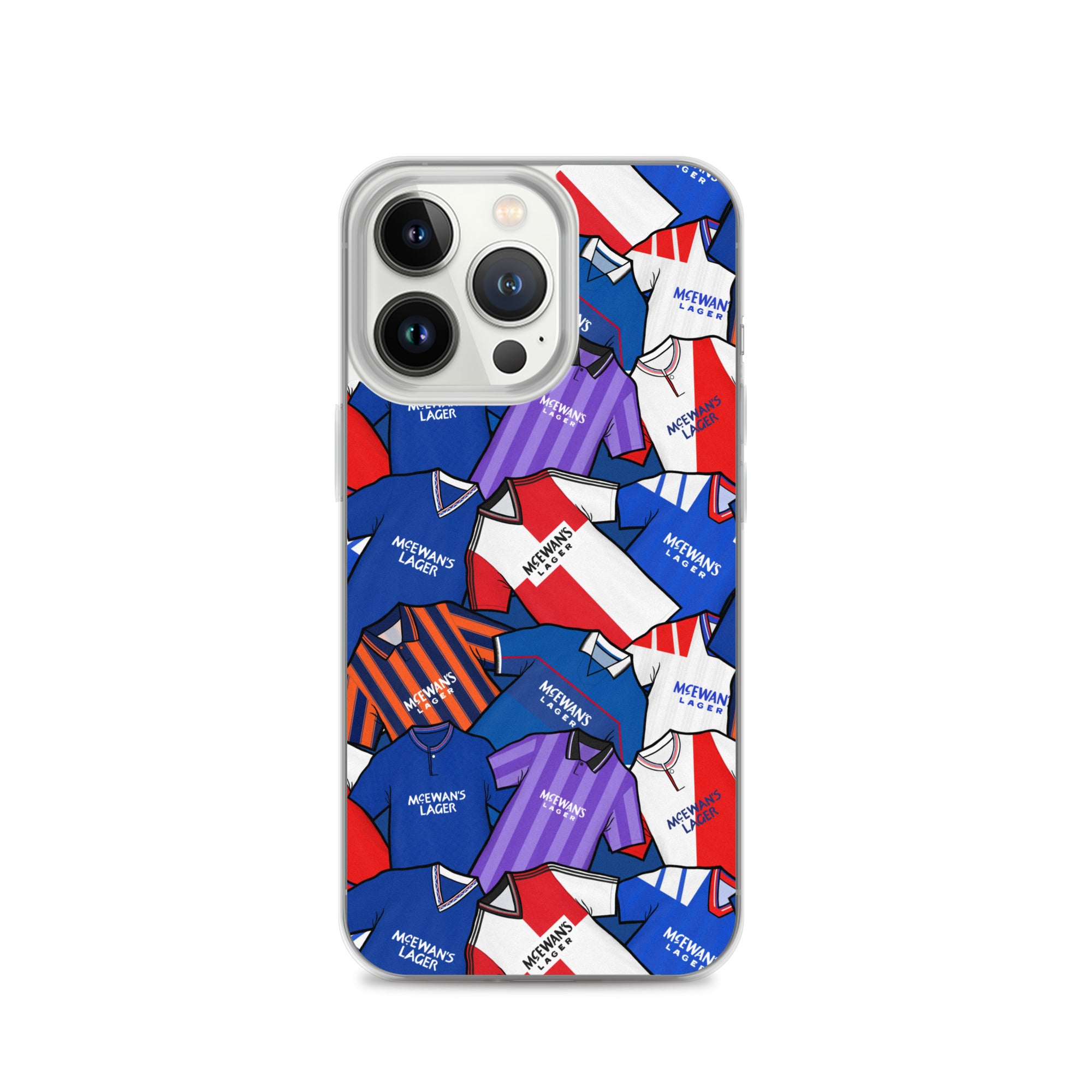 Rangers Inspired Retro Shirts Themed Football Clear Case for iPhone®