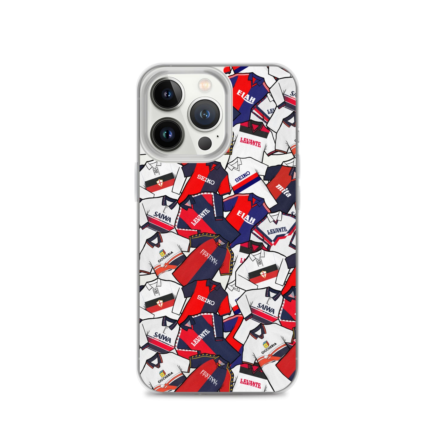 Retro Genoa Inspired Clear Case for iPhone®