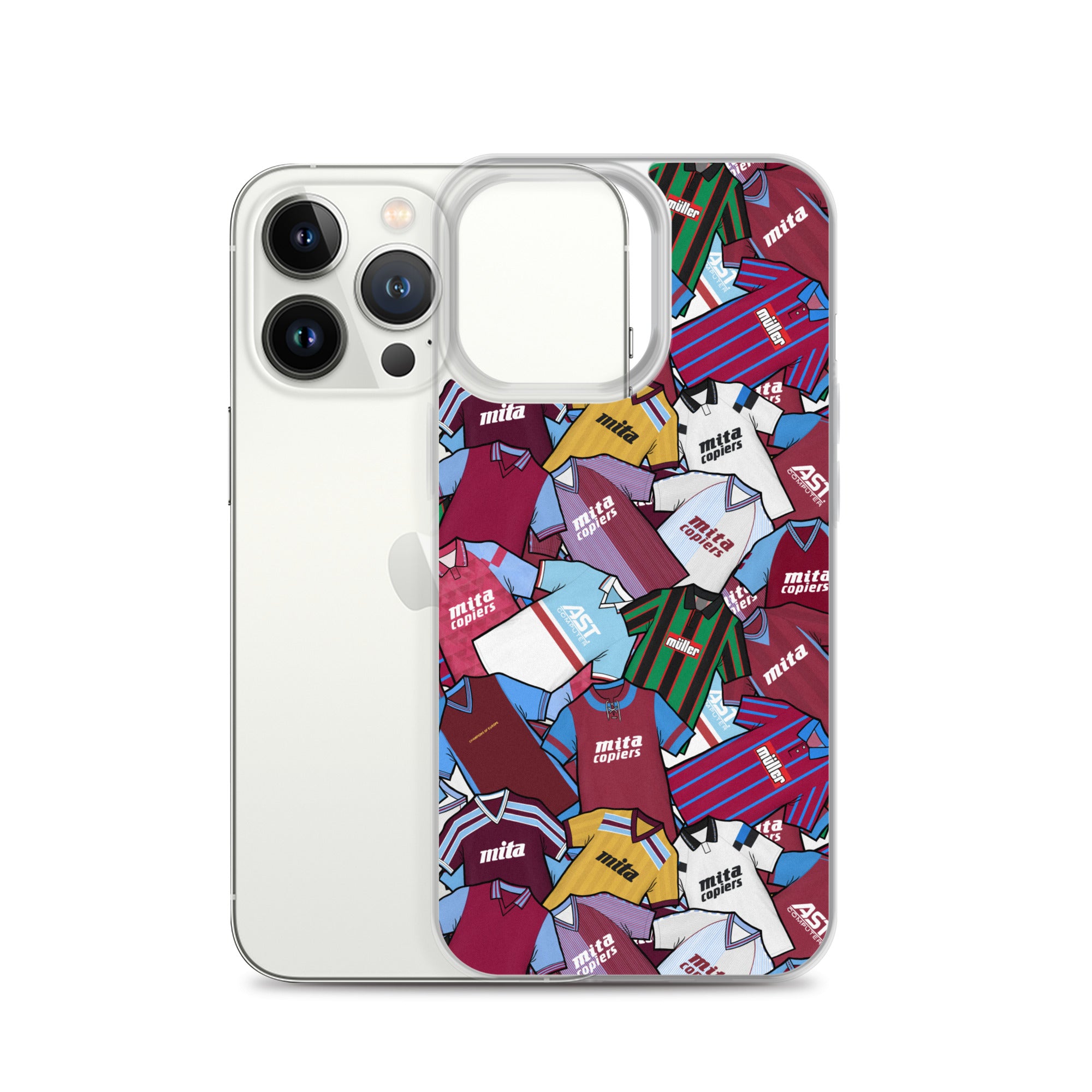 Retro Shirts of the Lions Clear Case for iPhone®