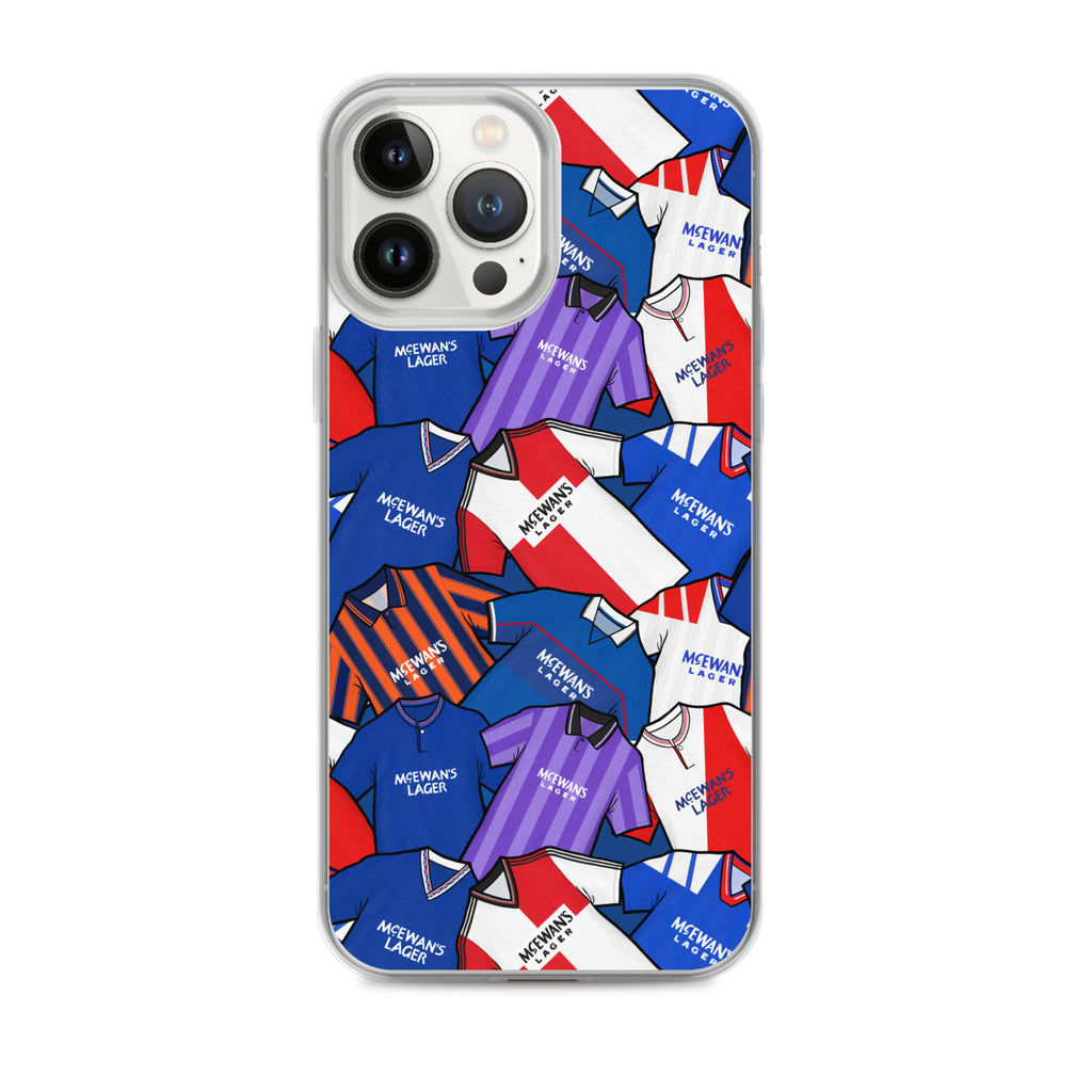 Rangers Inspired Retro Shirts Themed Football Clear Case for iPhone®