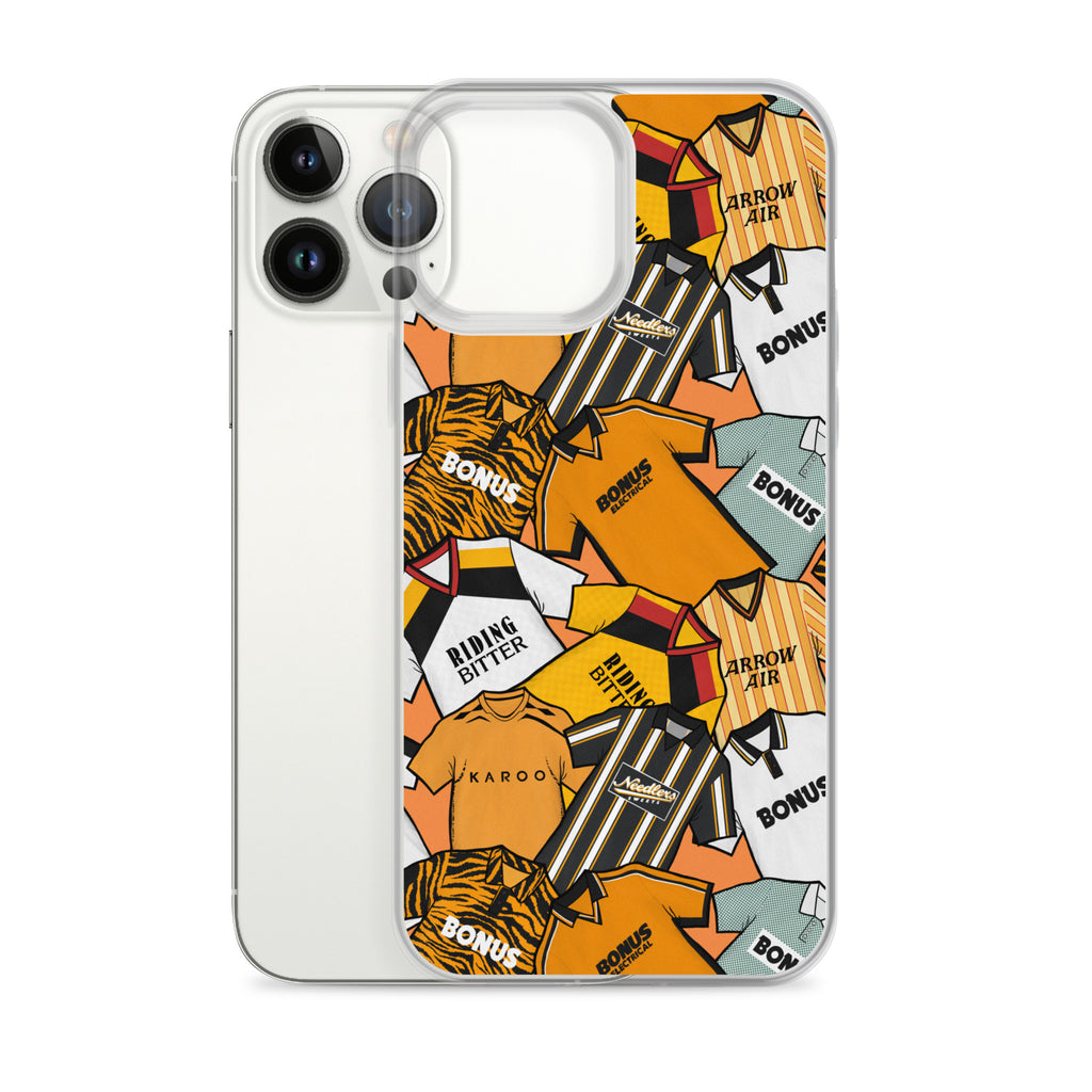 Hull Retro Shirts Themed Football Inspired Clear Case for iPhone®