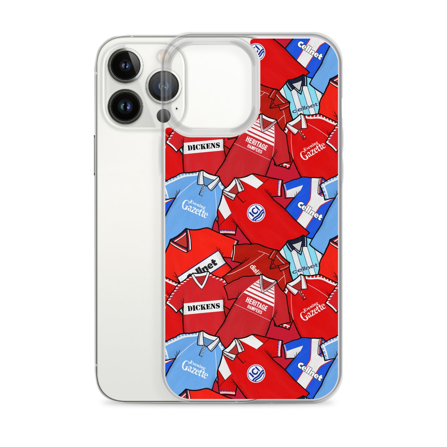 Middlesbrough Inspired Retro Shirts Football Clear Case for iPhone®