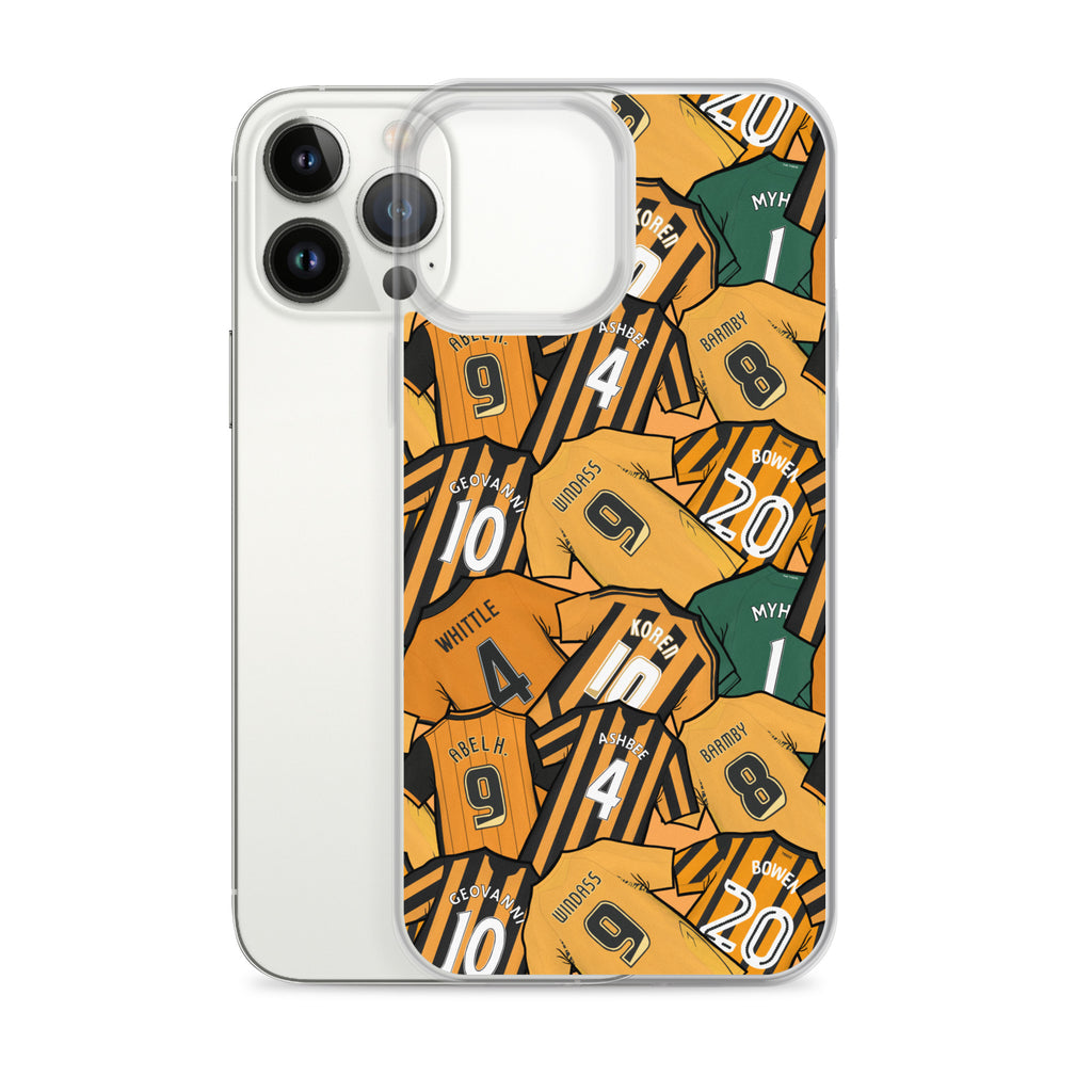 Legends of the Tigers, Hull Themed Football Clear Case for iPhone®