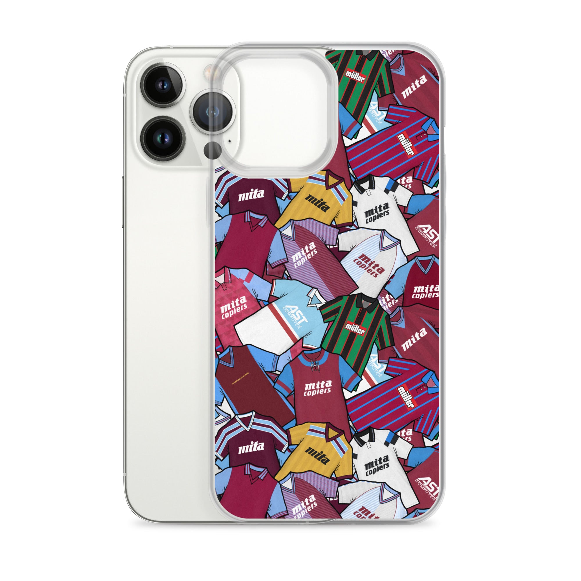 Retro Shirts of the Lions Clear Case for iPhone®