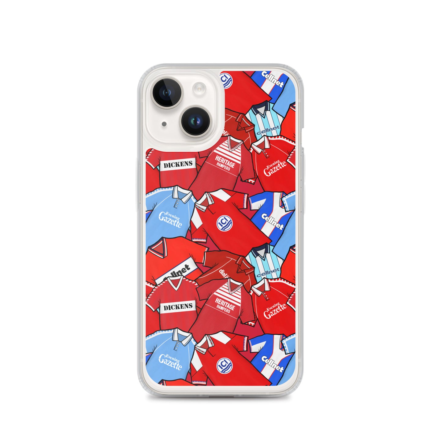 Middlesbrough Inspired Retro Shirts Football Clear Case for iPhone®