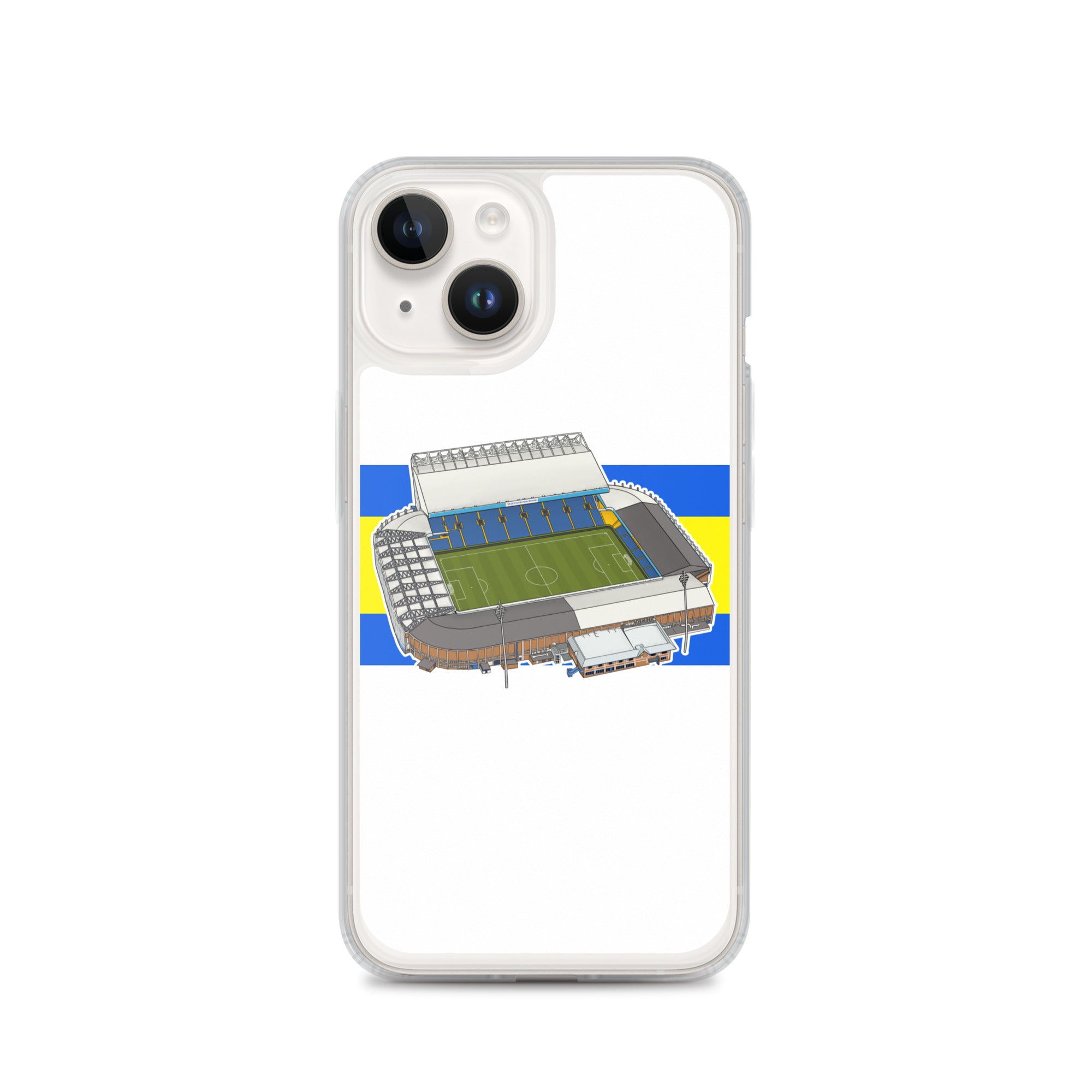 Elland Road Inspired Leeds Themed Clear Case for iPhone®