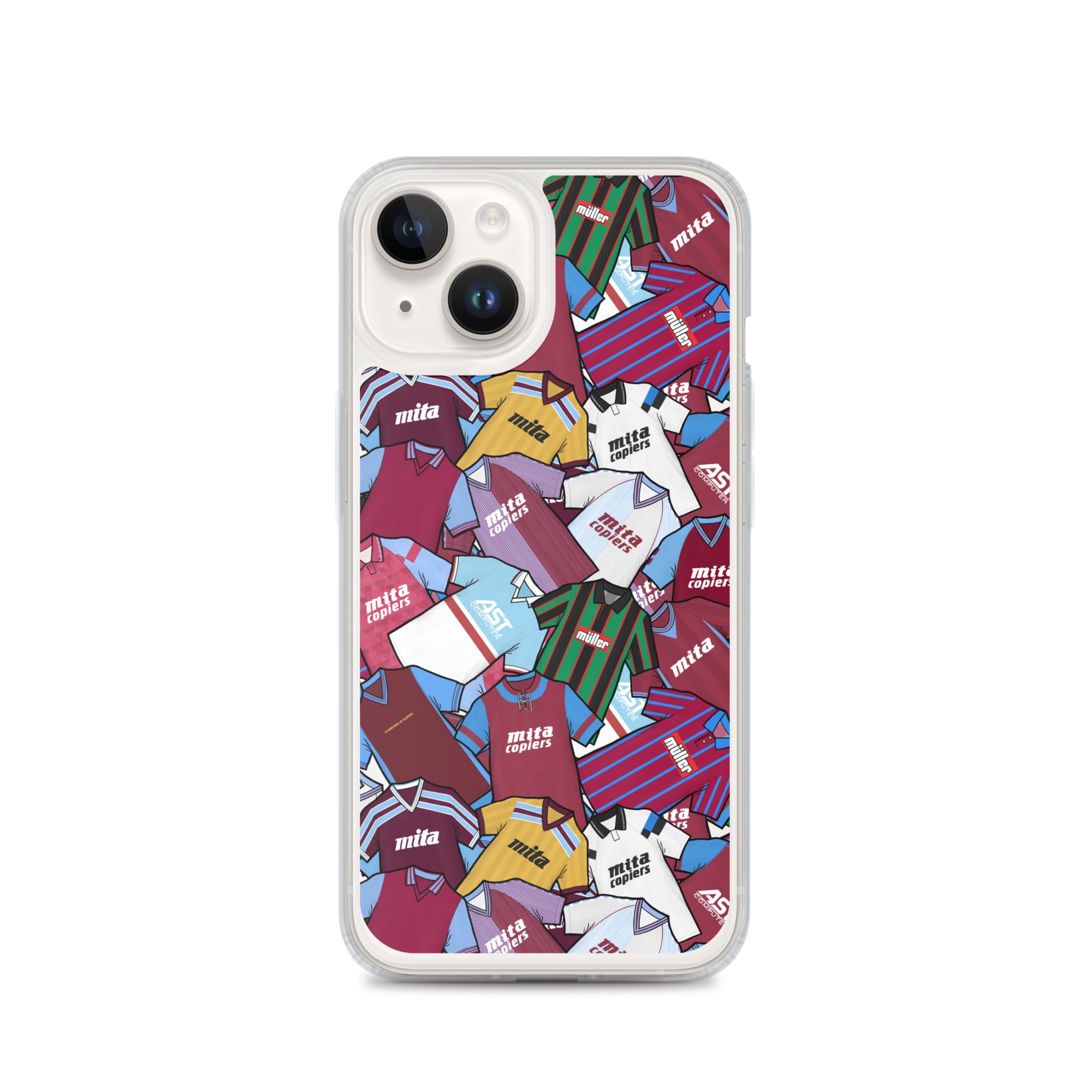 Retro Shirts of the Lions Clear Case for iPhone®