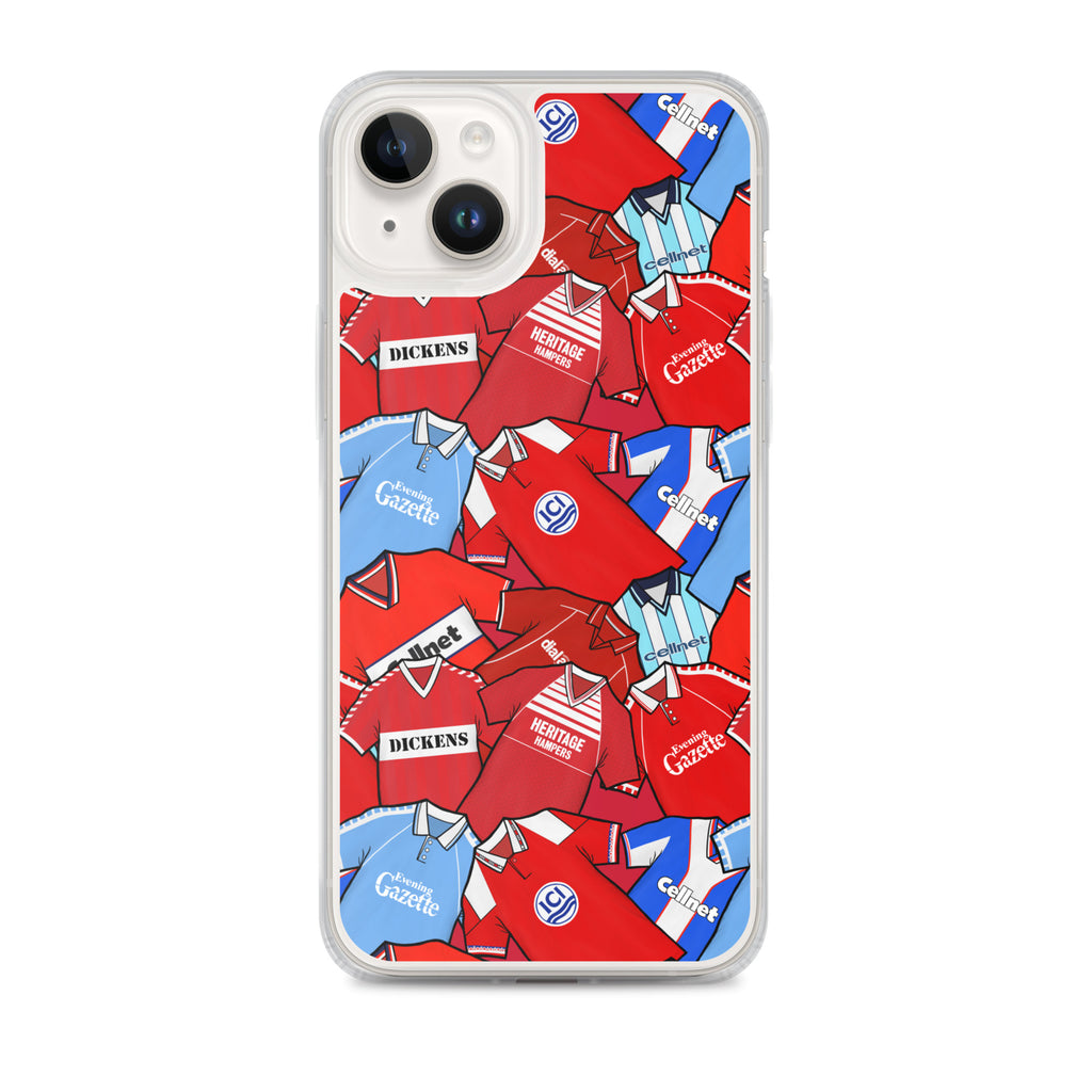 Middlesbrough Inspired Retro Shirts Football Clear Case for iPhone®