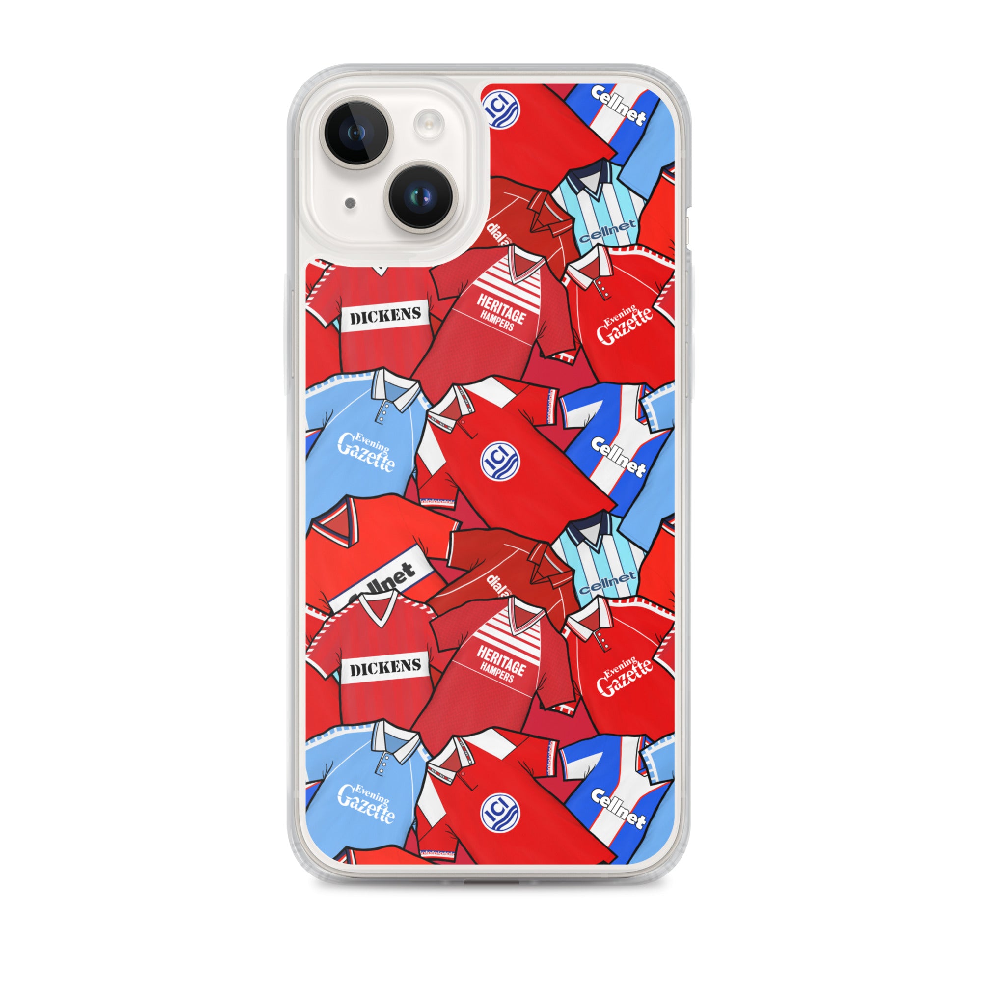 Middlesbrough Inspired Retro Shirts Football Clear Case for iPhone®