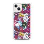Retro Shirts of the Lions Clear Case for iPhone®