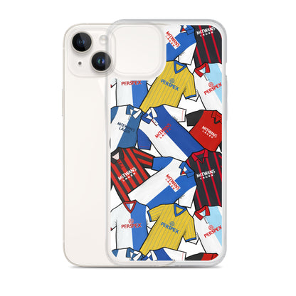 Blackburn Retro Shirts Inspired Football Clear Case for iPhone®