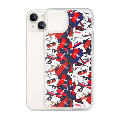 Retro Genoa Inspired Clear Case for iPhone®