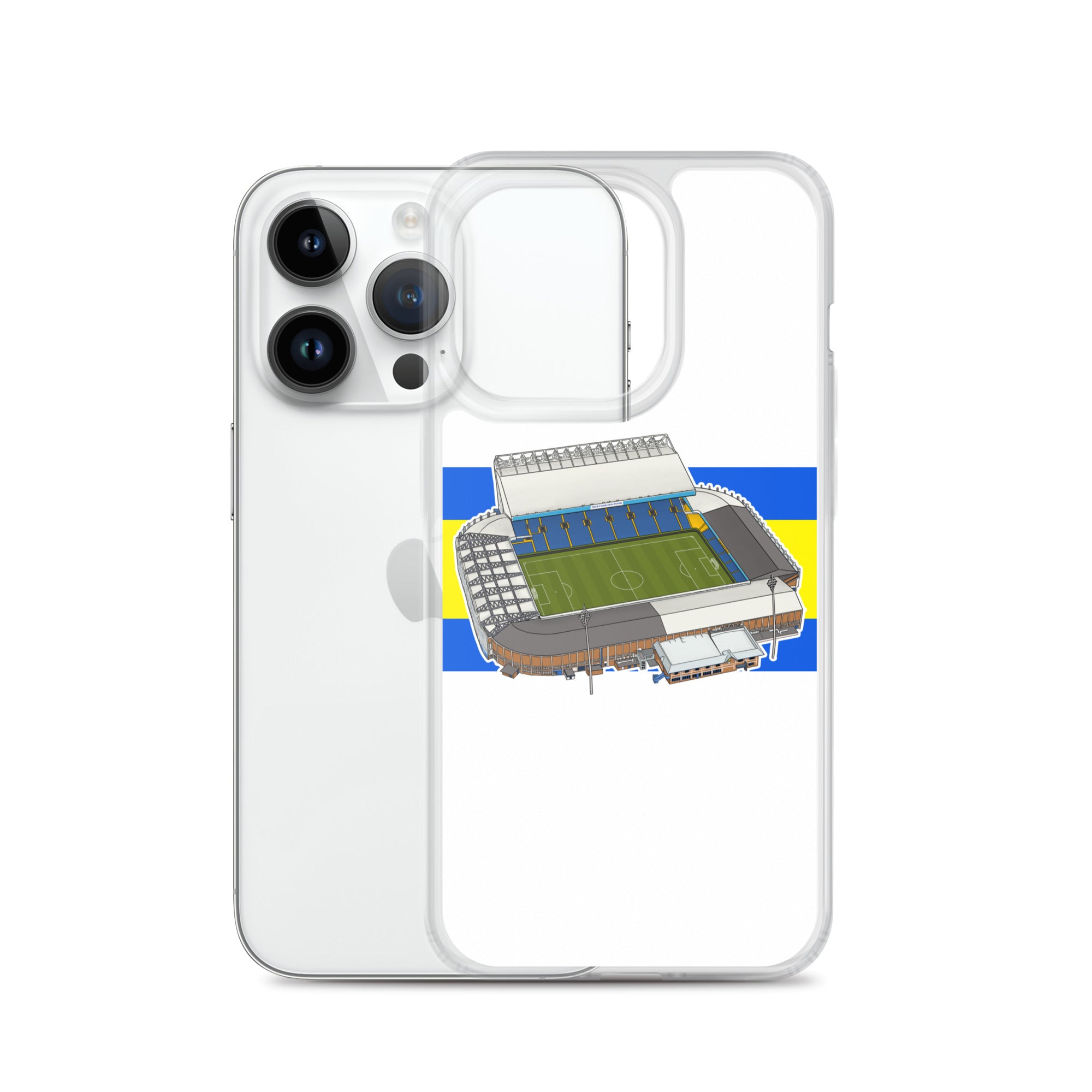 Elland Road Inspired Leeds Themed Clear Case for iPhone®