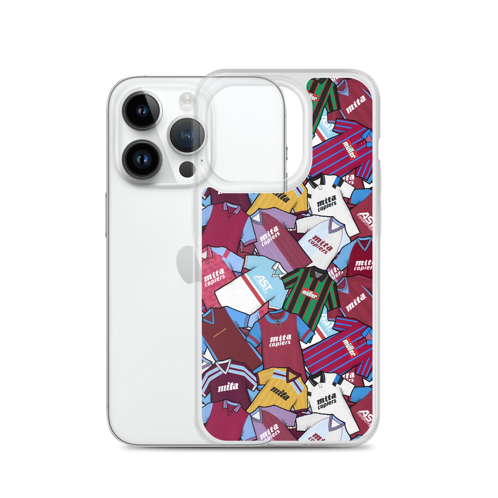 Retro Shirts of the Lions Clear Case for iPhone®