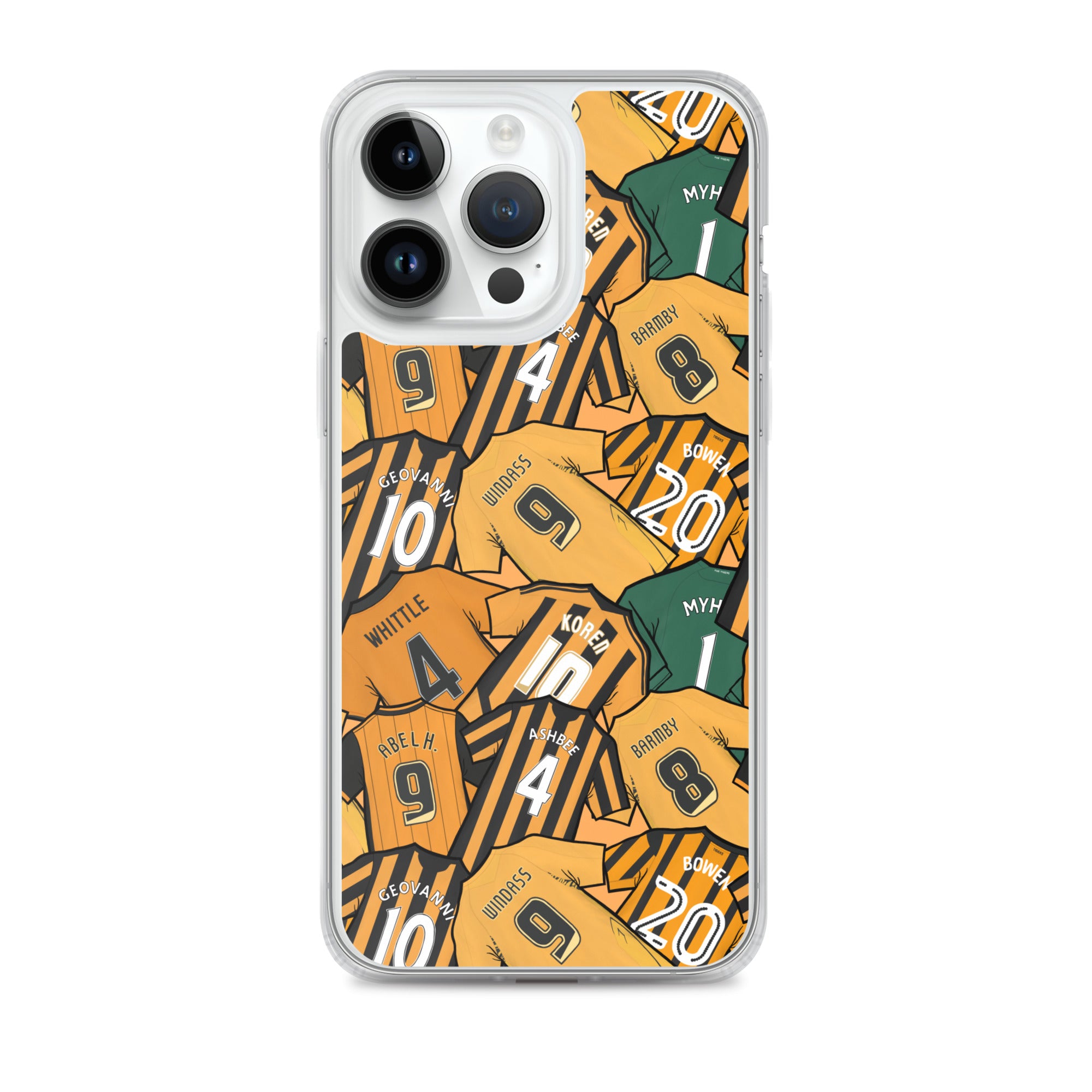 Legends of the Tigers, Hull Themed Football Clear Case for iPhone®