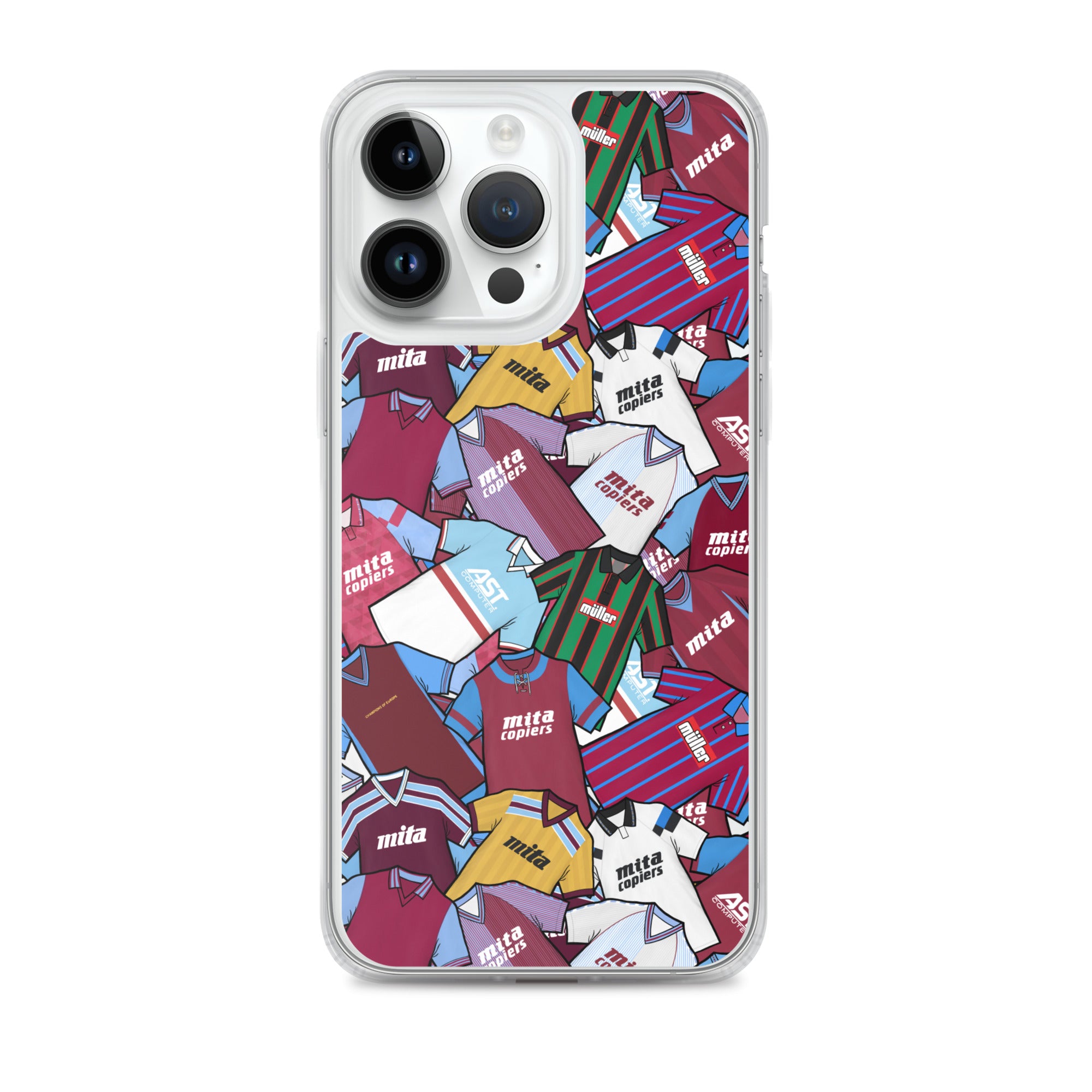 Retro Shirts of the Lions Clear Case for iPhone®