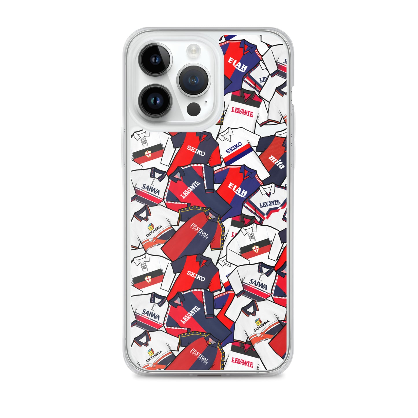 Retro Genoa Inspired Clear Case for iPhone®