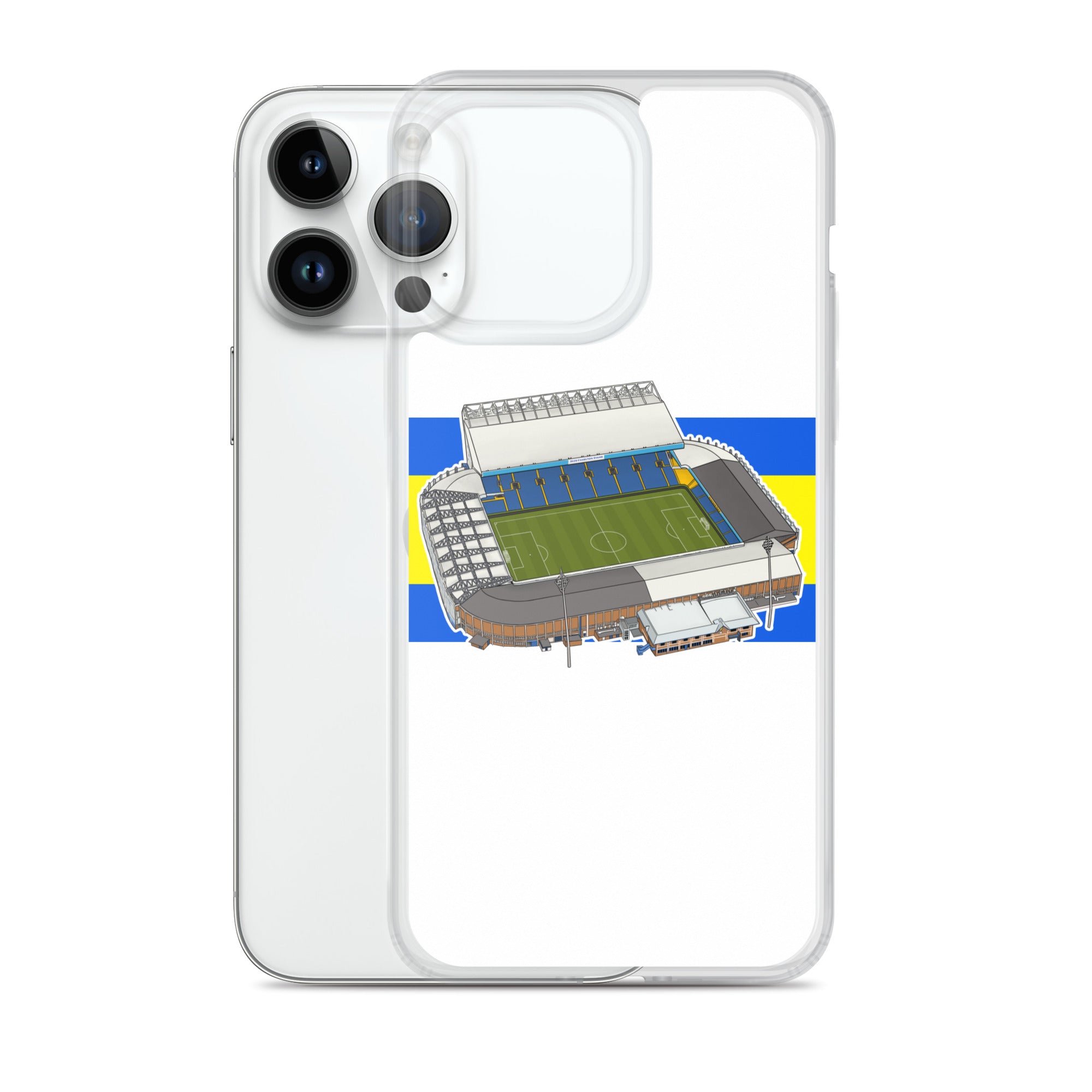 Elland Road Inspired Leeds Themed Clear Case for iPhone®