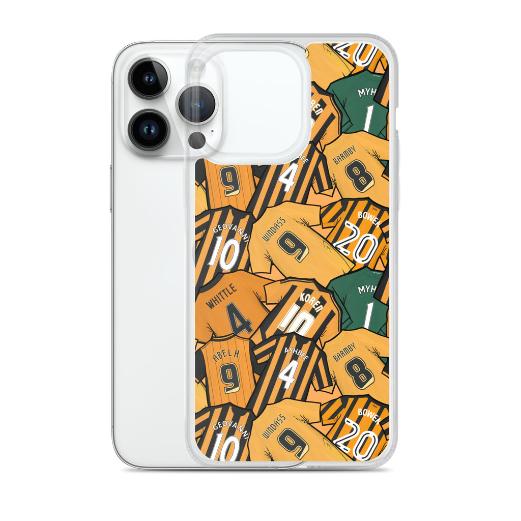 Legends of the Tigers, Hull Themed Football Clear Case for iPhone®