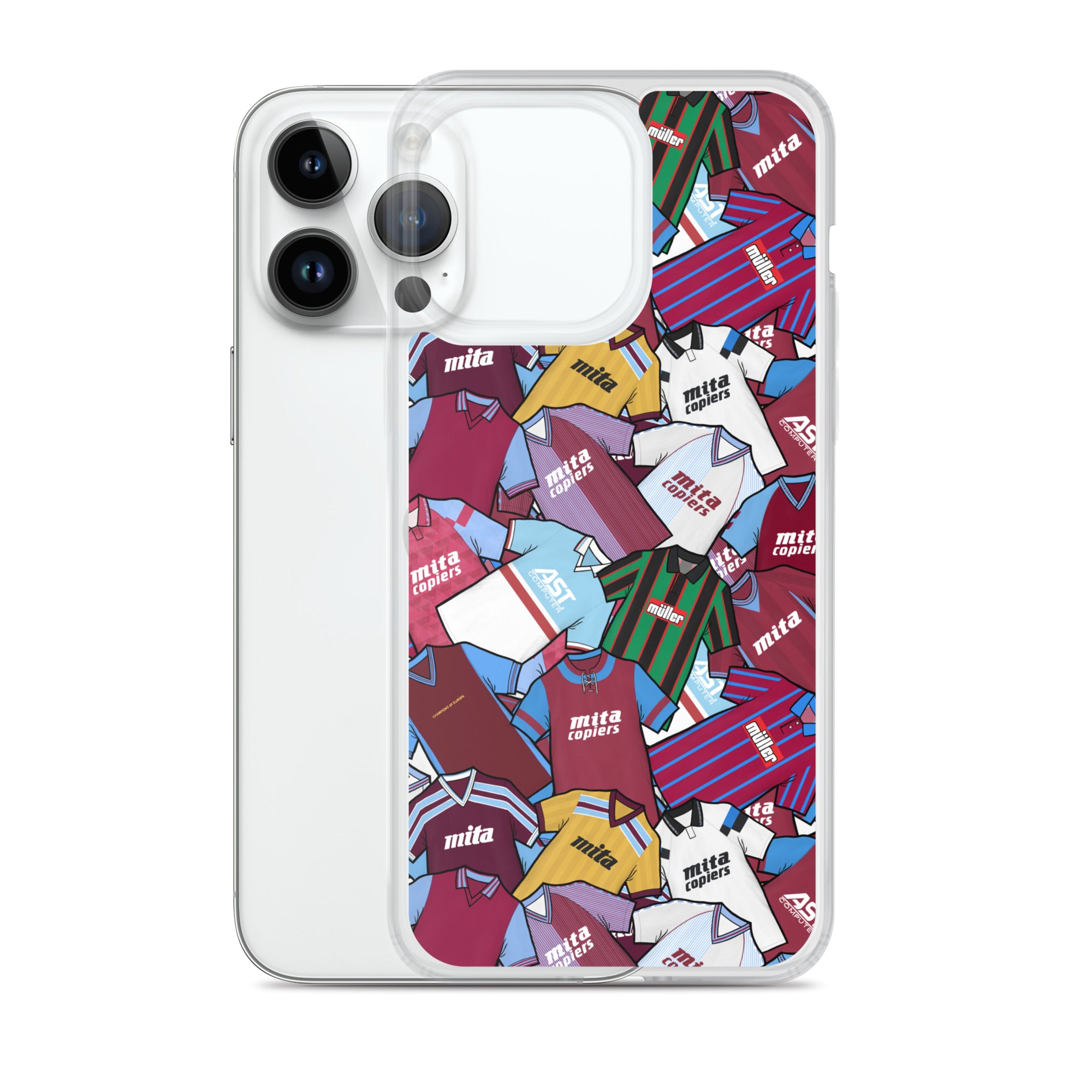 Retro Shirts of the Lions Clear Case for iPhone®