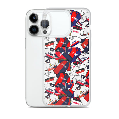 Retro Genoa Inspired Clear Case for iPhone®