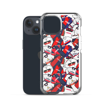 Retro Genoa Inspired Clear Case for iPhone®