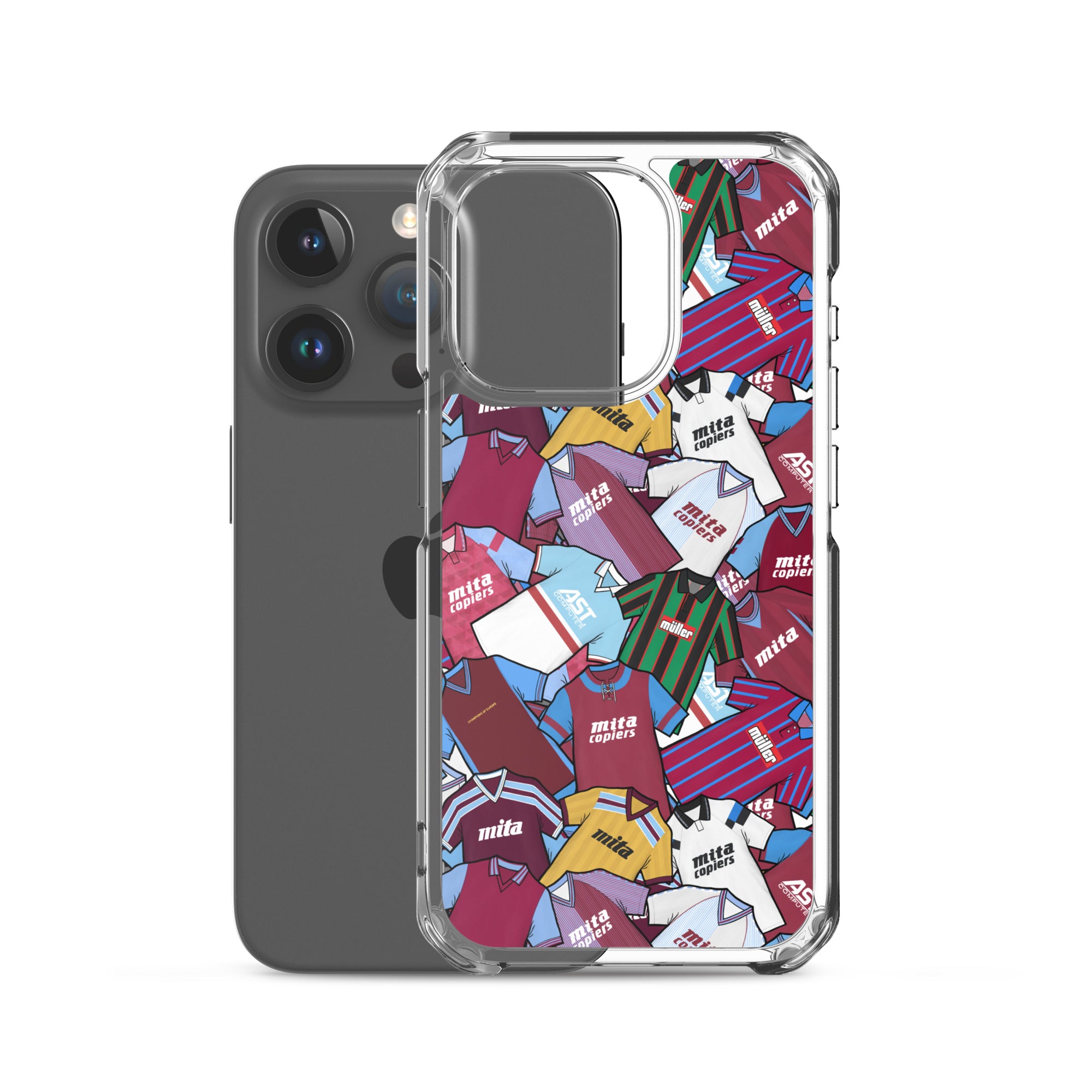 Retro Shirts of the Lions Clear Case for iPhone®