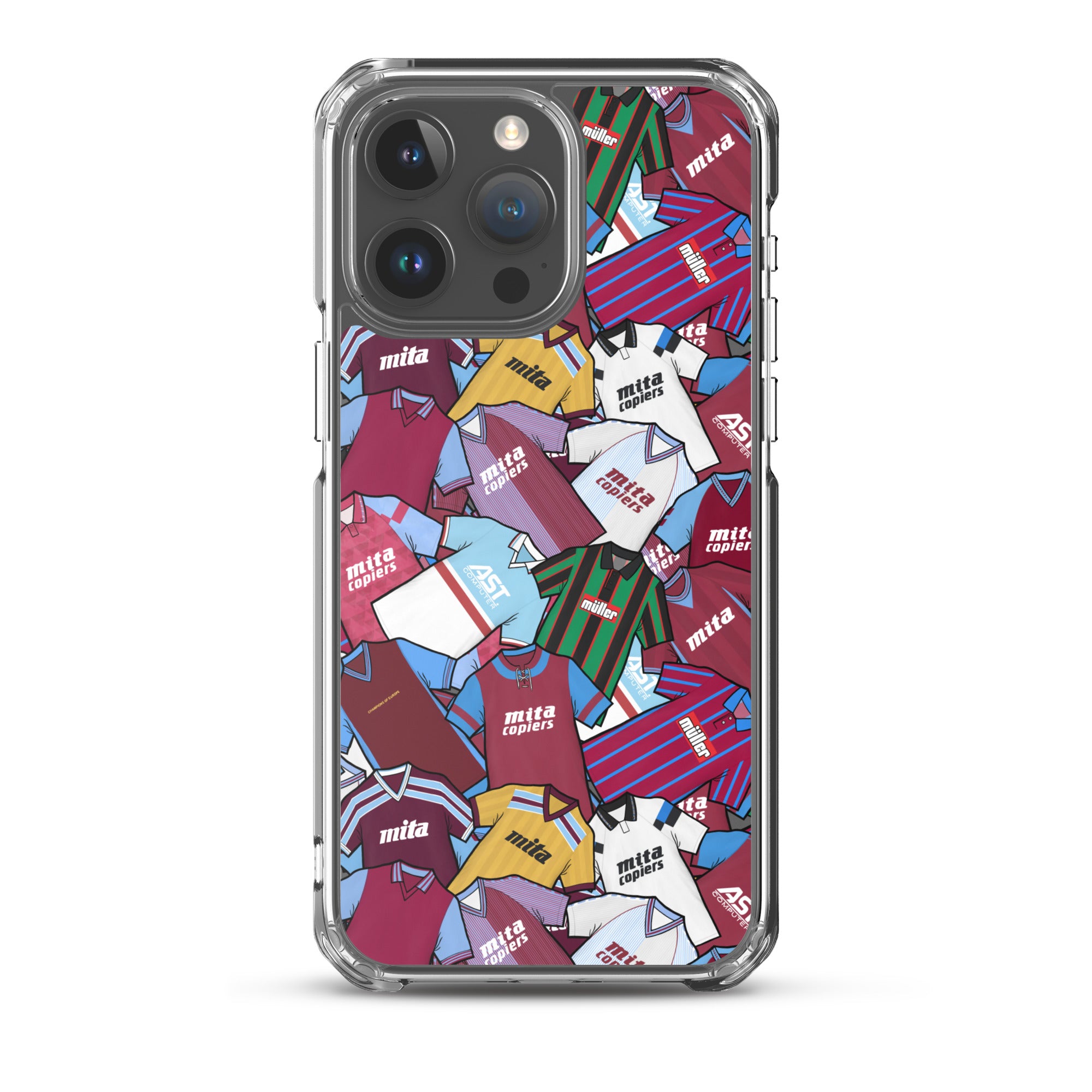 Retro Shirts of the Lions Clear Case for iPhone®