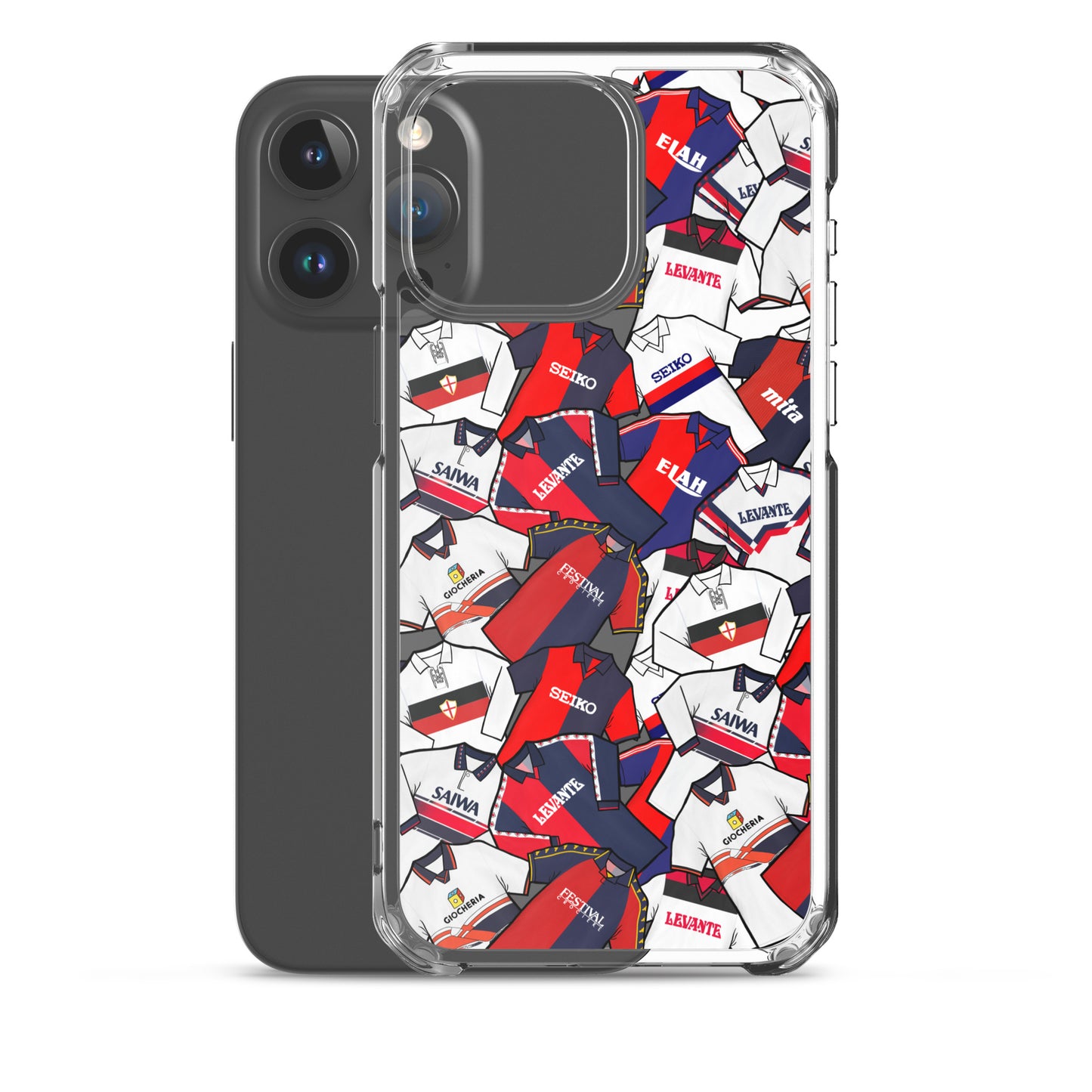 Retro Genoa Inspired Clear Case for iPhone®