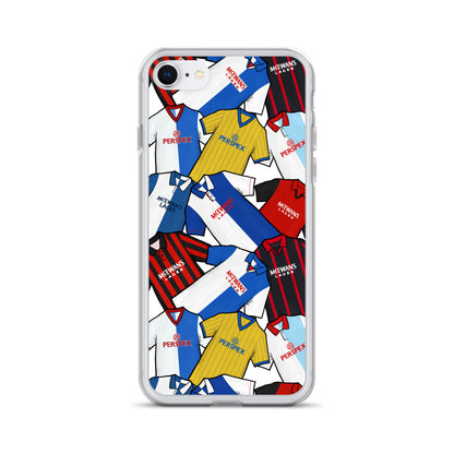 Blackburn Retro Shirts Inspired Football Clear Case for iPhone®