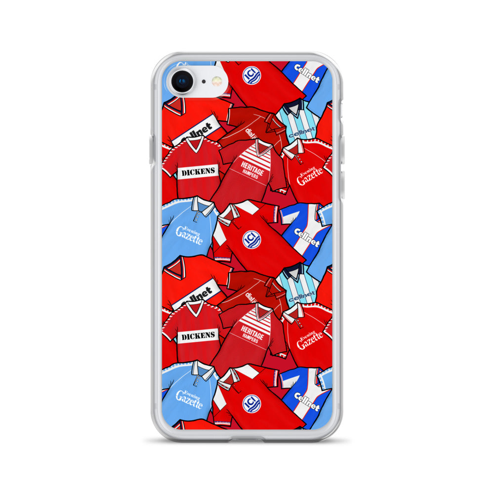 Middlesbrough Inspired Retro Shirts Football Clear Case for iPhone®