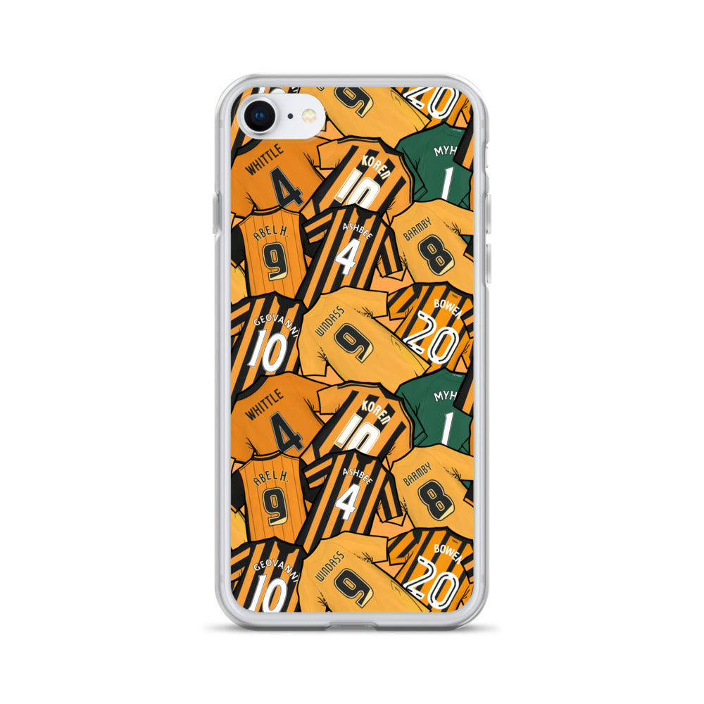 Legends of the Tigers, Hull Themed Football Clear Case for iPhone®
