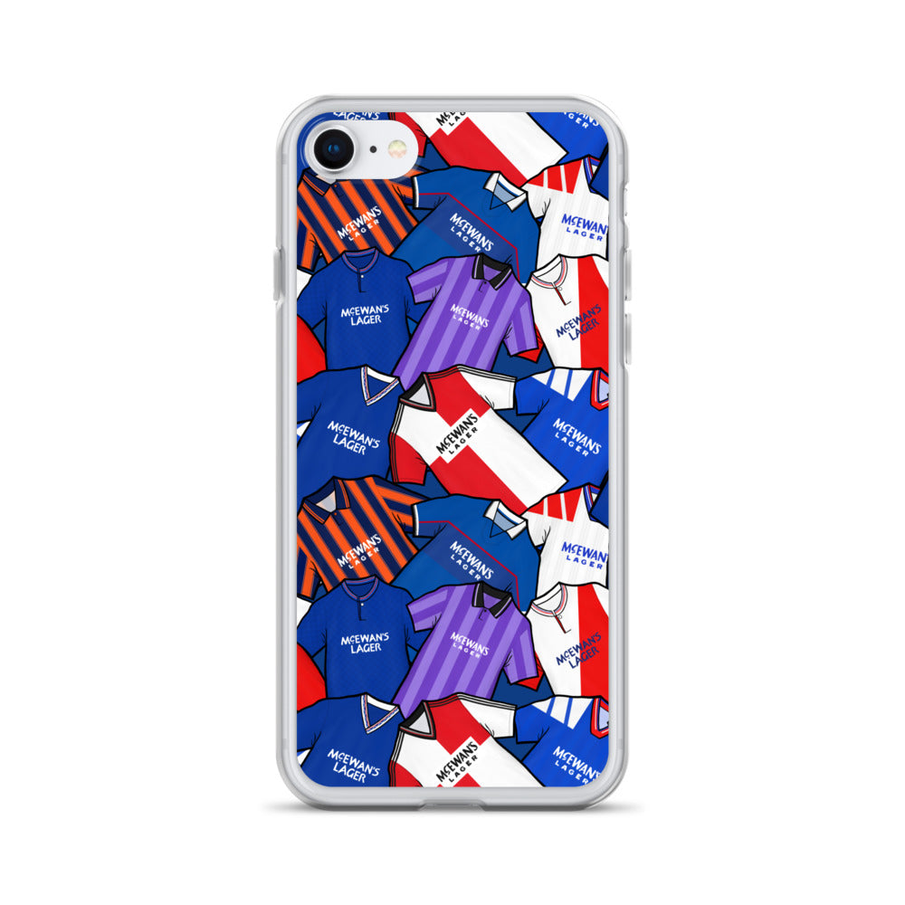 Rangers Inspired Retro Shirts Themed Football Clear Case for iPhone®