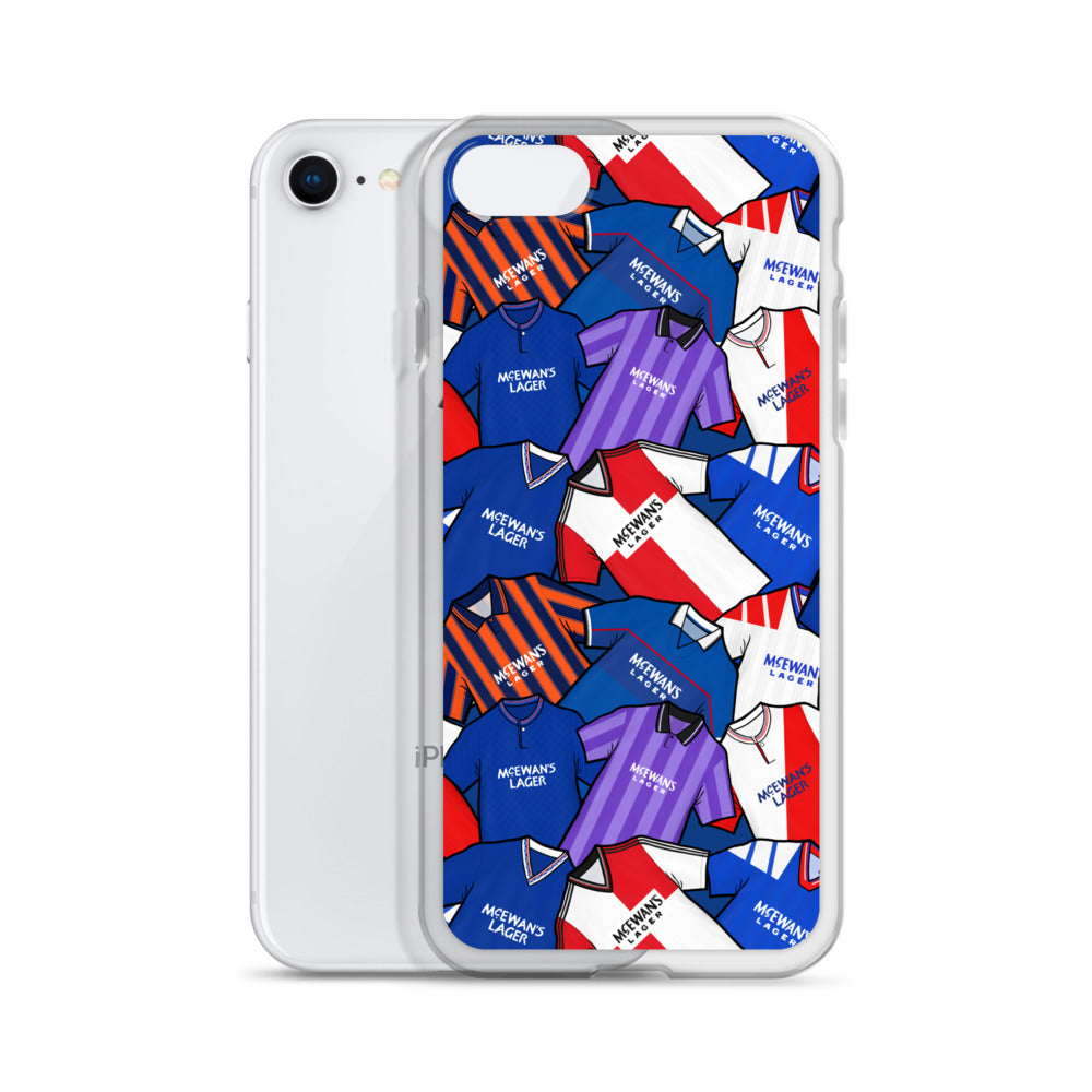 Rangers Inspired Retro Shirts Themed Football Clear Case for iPhone®