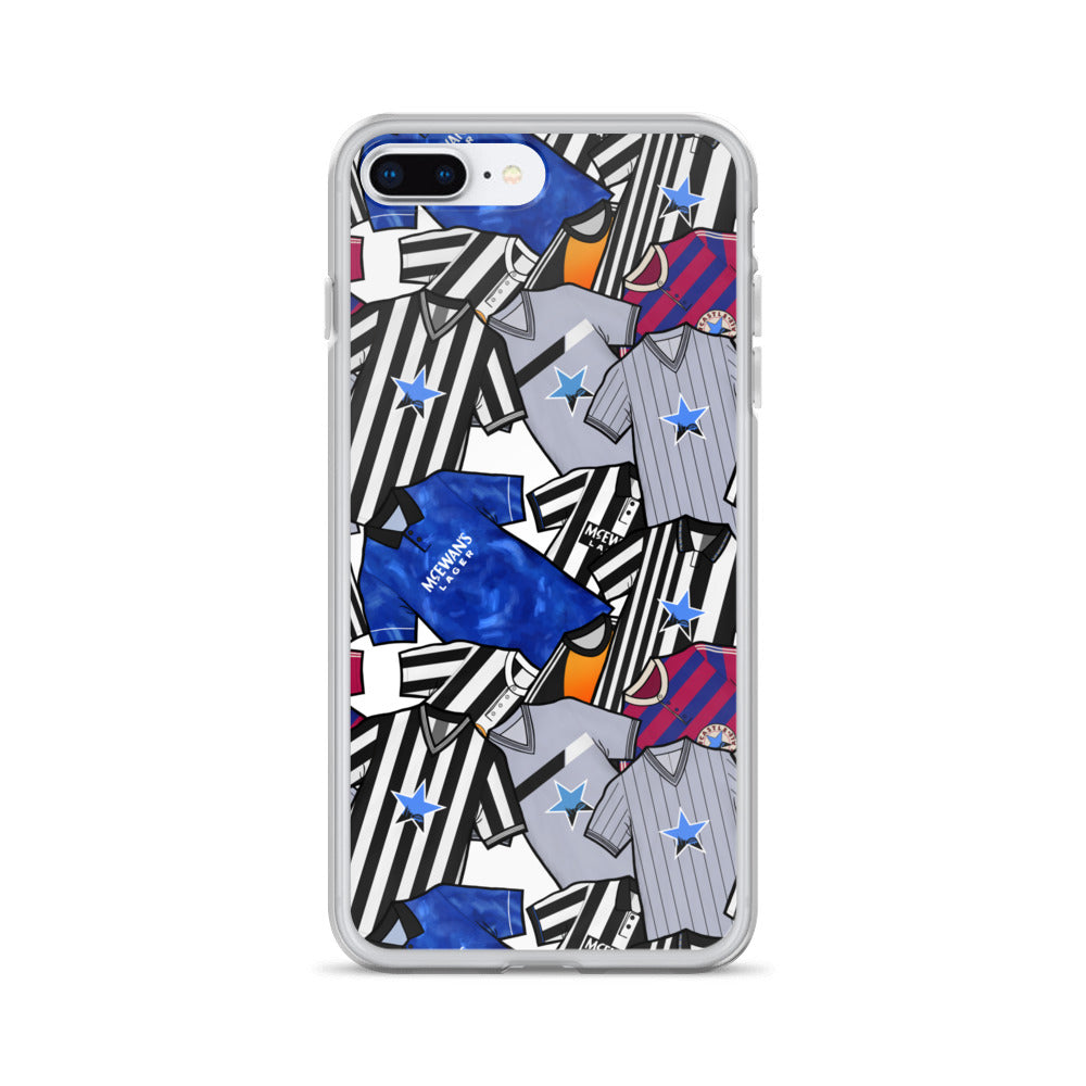 Phone case for iPhone 7 Plus 8 Plus inspired by the Retro shirts of Newcastle United!