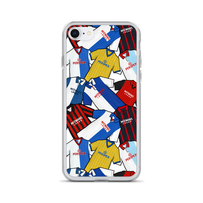 Blackburn Retro Shirts Inspired Football Clear Case for iPhone®