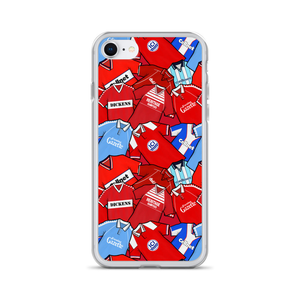 Middlesbrough Inspired Retro Shirts Football Clear Case for iPhone®