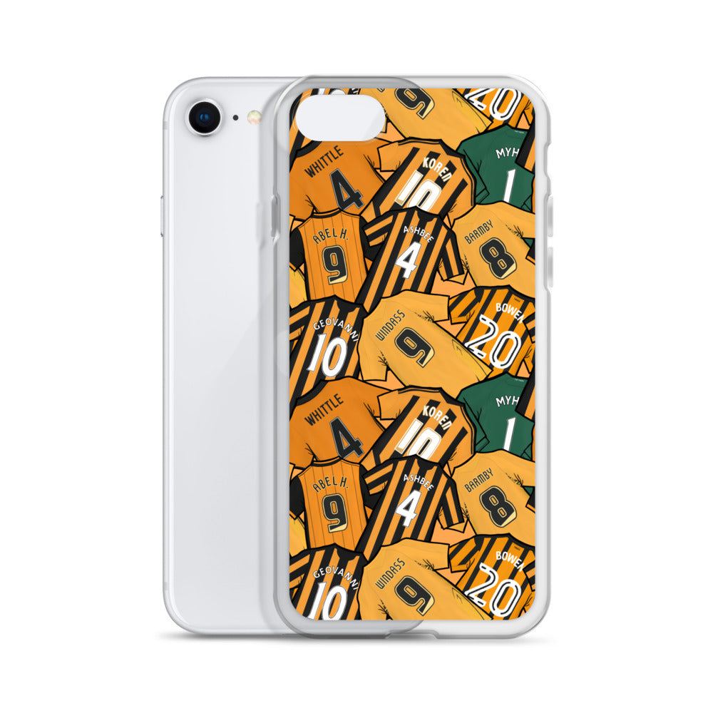 Legends of the Tigers, Hull Themed Football Clear Case for iPhone®