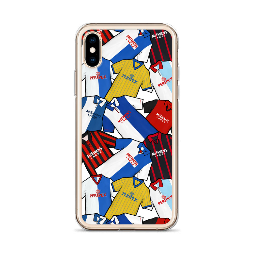 Blackburn Retro Shirts Inspired Football Clear Case for iPhone®