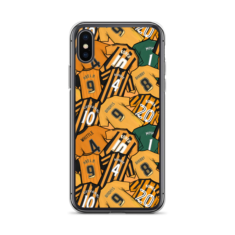 Legends of the Tigers, Hull Themed Football Clear Case for iPhone®