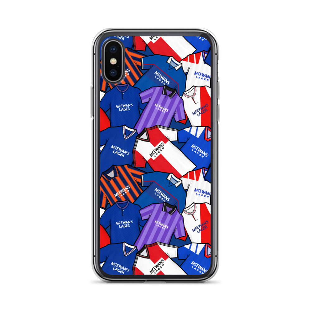 Rangers Inspired Retro Shirts Themed Football Clear Case for iPhone®