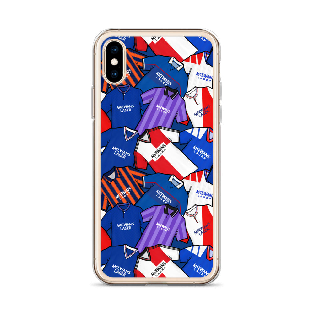 Rangers Inspired Retro Shirts Themed Football Clear Case for iPhone®