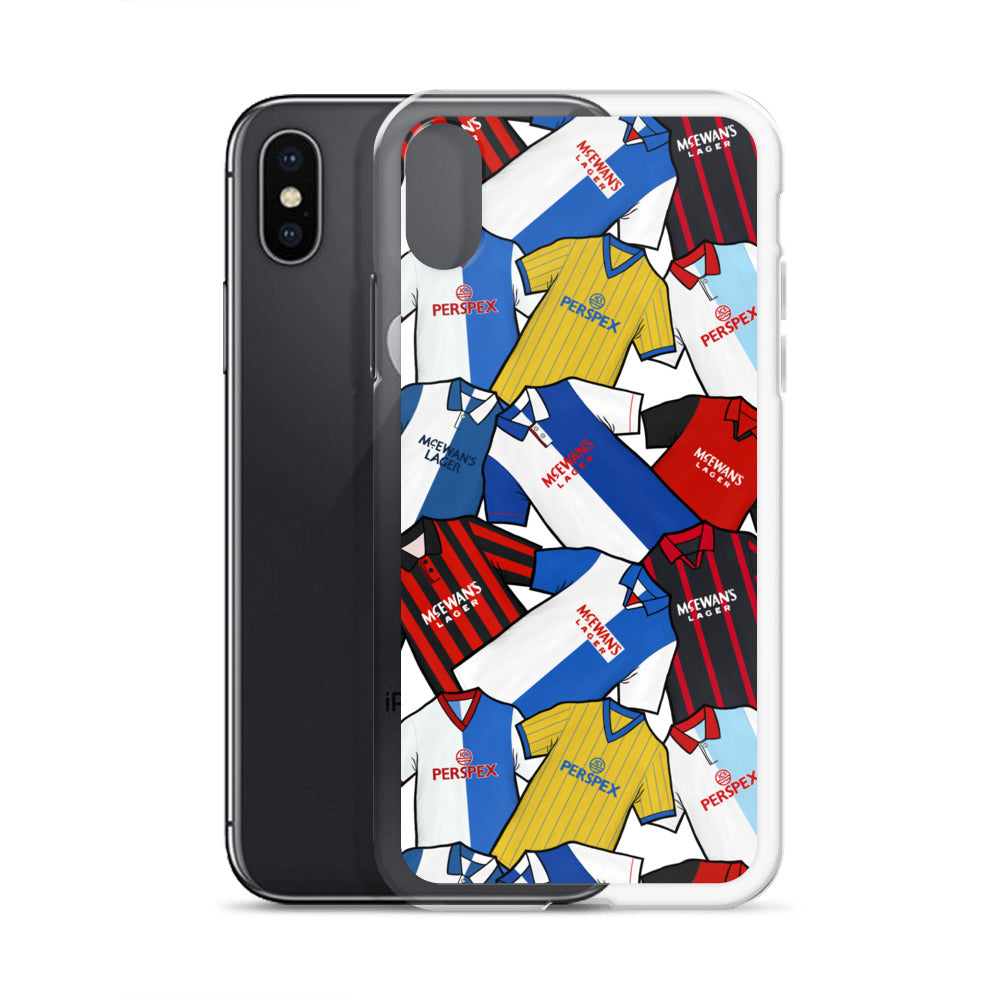 Blackburn Retro Shirts Inspired Football Clear Case for iPhone®