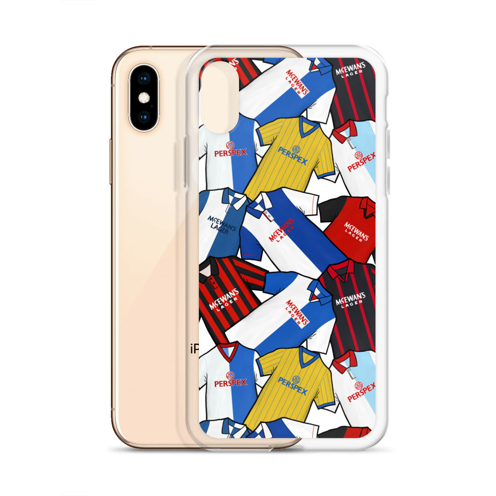 Blackburn Retro Shirts Inspired Football Clear Case for iPhone®