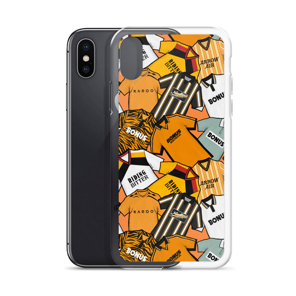Hull Retro Shirts Themed Football Inspired Clear Case for iPhone®