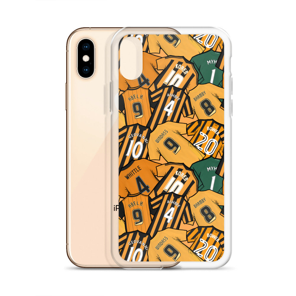 Legends of the Tigers, Hull Themed Football Clear Case for iPhone®
