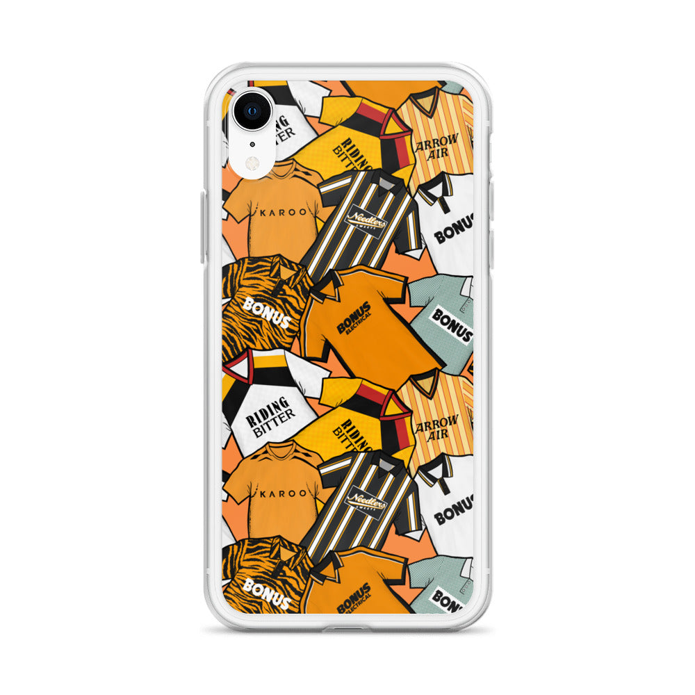 Hull Retro Shirts Themed Football Inspired Clear Case for iPhone®