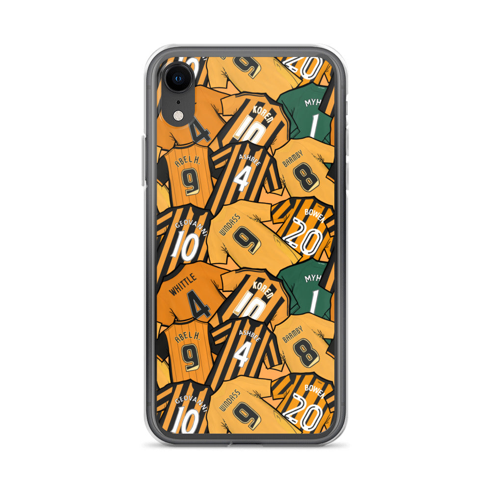 Legends of the Tigers, Hull Themed Football Clear Case for iPhone®